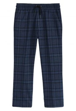 Next Kinder Stoffhose - Navy Blue Check