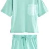 Next Damen SET - Nachtwäsche Set - Green