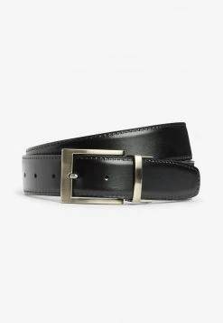 Next Herren TAN/BLACK SIGNATURE ITALIAN LEATHER REVERSIBLE BELT - Gürtel - Black