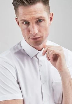 Next Herren WHITE REGULAR FIT SHORT SLEEVE EASY CARE SHORT SLEEVE SHIRT - Hemd - White -Next Verkäufe 2022 17e2cbbc2e024b8480e396967dbd6771
