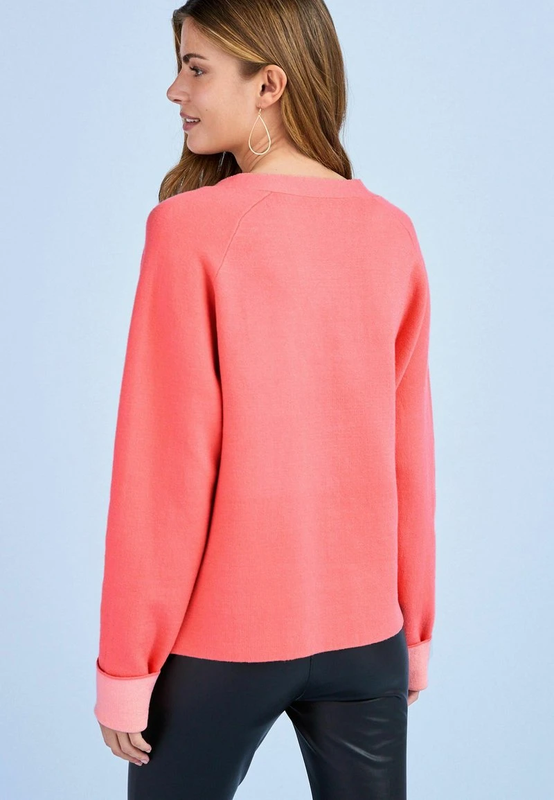 Next Damen CONTRAST - Strickjacke - Pink 2 Next Damen CONTRAST - Strickjacke - Pink – Bild 2