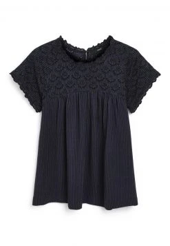 Next GROWN ON SLEEVE YOKE - Bluse - Dark Blue | Damen