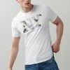 Next Herren GRAPHIC - T-Shirt Print - White