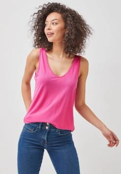 Next Damen Top - Neon Pink