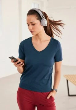 Next Damen T-Shirt Basic - Navy Blue -Next Verkäufe 2022 196427ccc2d646d88c964b56e937880b