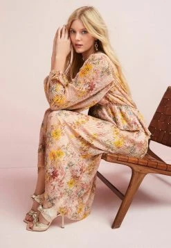 Next Damen Freizeitkleid - Apricot Pink Print -Next Verkäufe 2022 198cf4aa12eb429d8398bc61781571cc