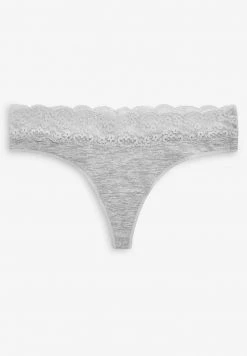 Next Damen 4 PACK - String - Grey -Next Verkäufe 2022 19df73cf0f904ac2ae6f1ff808c1c551