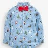 Next Kinder CHRISTMAS SET - Hemd - Blue