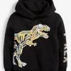 Next Kinder DINOSAUR (3-14YRS) - Kapuzenpullover - Black
