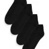 Next Damen CUSHION SOLE TRAINER 4 PACK - Socken - Black