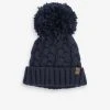 Next Kinder POM - Mütze - Dark Blue