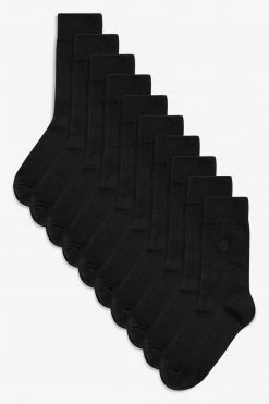 Next Herren SOCKS TEN PACK - Socken - Black