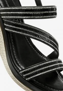 Next SILVER ASYMMETRIC SPARKLY WEDGES - High Heel Sandalette - Gold-coloured | Damen -Next Verkäufe 2022 1a7637cc6901412e8d0e8c39356af3ea