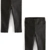 Next Kinder 2 PACK - Jeggings - Black
