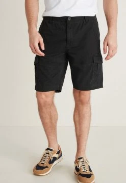 Next PREMIUM LAUNDERED - Shorts - Black | Herren
