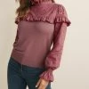 Next Damen BRODERIE MIX - Strickpullover - Pink