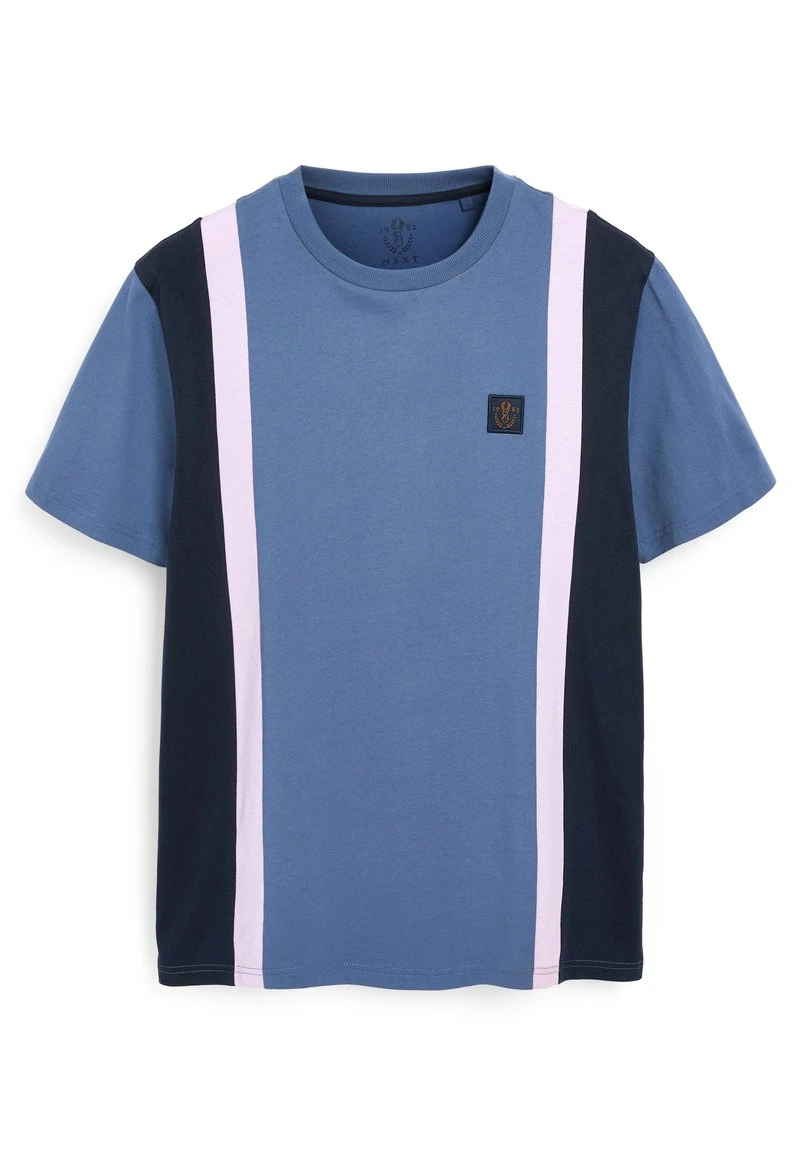 Next Herren BLOCKED - T-Shirt Print - Denim Blue Purple 5 Next Herren BLOCKED - T-Shirt Print - Denim Blue Purple – Bild 5
