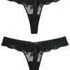 Next Damen 2 PACK - String - Black