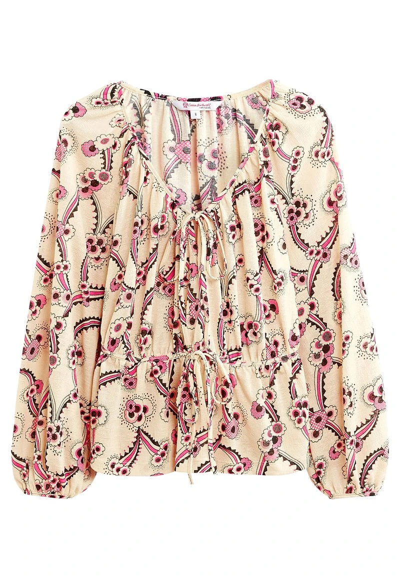 Next Damen CELIA BIRTWELL - Bluse - Celia Birtwell Cream Pink Print 4 Next Damen CELIA BIRTWELL - Bluse - Celia Birtwell Cream Pink Print – Bild 4