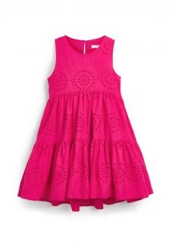 Next TIERED BRODERIE - Freizeitkleid - Pink | Kinder
