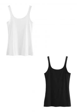 Next Damen 2 PACK - Unterhemd/-shirt - Black