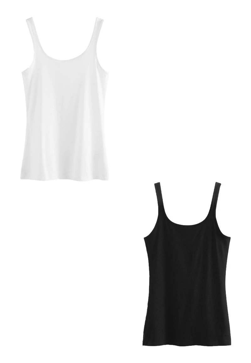 Next Damen 2 PACK - Unterhemd/-shirt - Black 1 Next Damen 2 PACK - Unterhemd/-shirt - Black