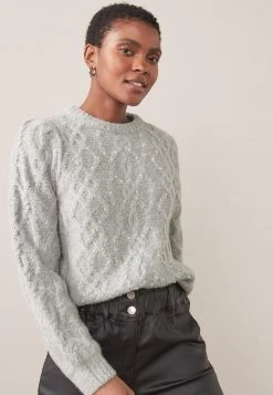 Next Damen Strickpullover - Grey