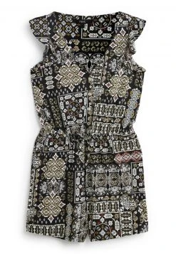 Next Damen SLEEVELESS BUTTON FRONT - Jumpsuit - Black Print -Next Verkäufe 2022 1cd6b882899e436cb17bd81ff1c3d7d7