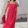 Next Damen BRODERIE - Freizeitkleid - Pink