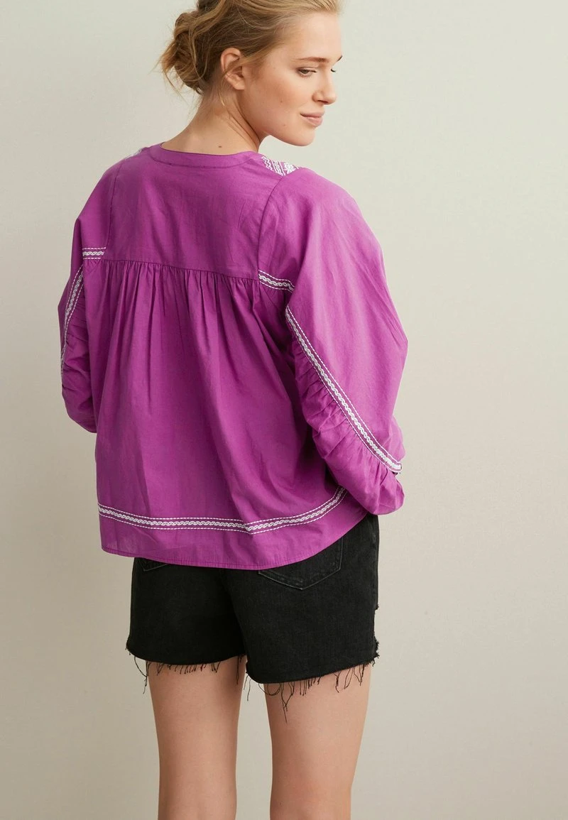 Next SAVANNAH MILLER EMBROIDERED - Bluse - Pink/white | Damen 2 Next SAVANNAH MILLER EMBROIDERED - Bluse - Pink/white | Damen – Bild 2