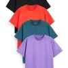 Next Kinder 4 PACK RELAXED FIT - T-Shirt Basic - Multi Brights