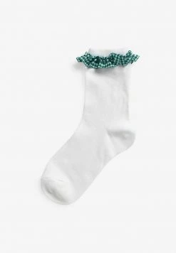Next 5 PACK - Socken - White/green | Kinder -Next Verkäufe 2022 1e4722d001a44d14ba9622abe5cfd770