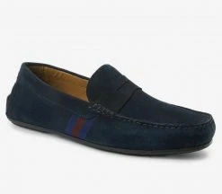 Next Herren TAPE DETAIL DRIVER - Slipper - Navy Blue -Next Verkäufe 2022 1e7b234c924e492eb08162cce951acf2