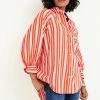 Next STRIPE OVERSIZE - Hemdbluse - Orange | Damen