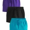 Next Kinder 3 PACK - Shorts - Black