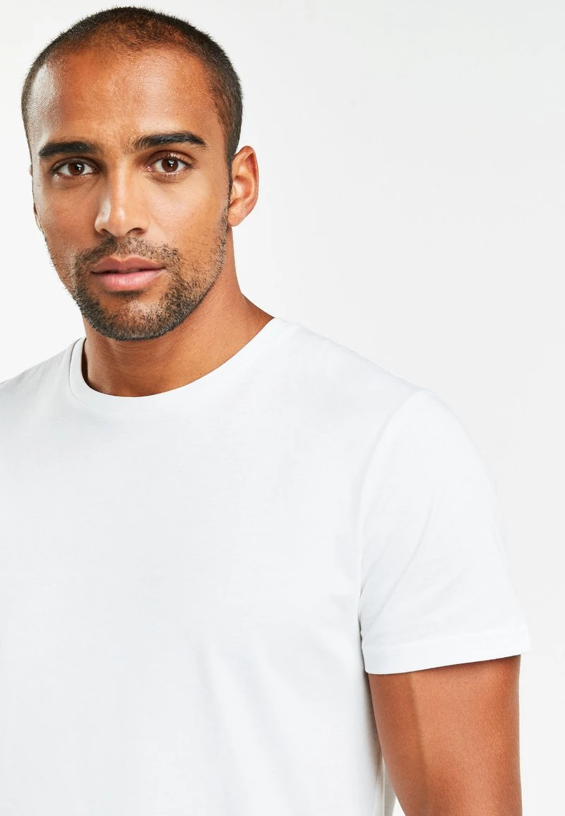 Next FIVE PACK - T-Shirt Basic - White | Herren 3 Next FIVE PACK - T-Shirt Basic - White | Herren – Bild 3