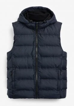 Next Herren SHOWER RESISTANT HEATSEAL HOODED GILET - Weste - Dark Blue -Next Verkäufe 2022 1eb3a647497b4ed0832b74f5a0caefb9