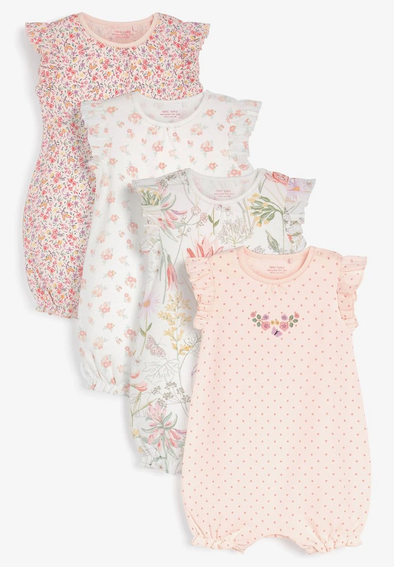Next Kinder 4 PACK - Jumpsuit - Pink 1 Next Kinder 4 PACK - Jumpsuit - Pink