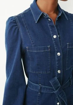 Next Damen LONG SLEEVE - Jeanskleid - Dark-blue Denim -Next Verkäufe 2022 1f5ee9e34c0944abbe8eff030fc32100