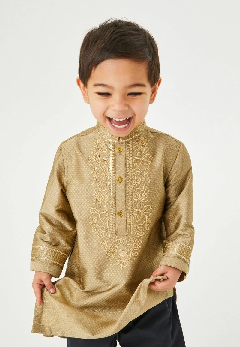 Next Kinder KURTA - Hemd - Gold 2 Next Kinder KURTA - Hemd - Gold – Bild 2
