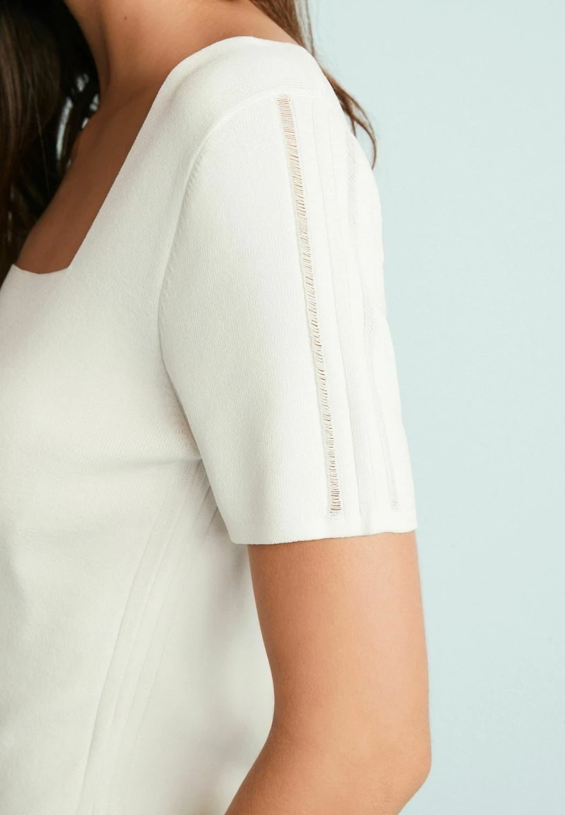 Next Damen SQUARE NECK - T-Shirt Basic - White 2 Next Damen SQUARE NECK - T-Shirt Basic - White – Bild 2