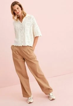 Next Damen T-Shirt Print - White