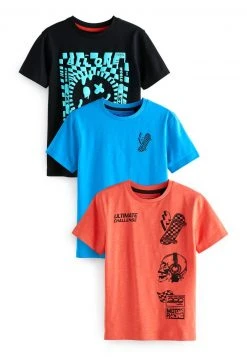 Next 3 PACK SHORT SLEEVE GRAPHIC - T-Shirt Print - Skull Skate | Kinder