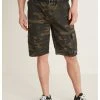 Next Herren RIPSTOP - Shorts - Khaki Green Camo