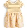 Next Kinder FLORAL STRIPE DRESS - Freizeitkleid - Lilac Purple Yellow