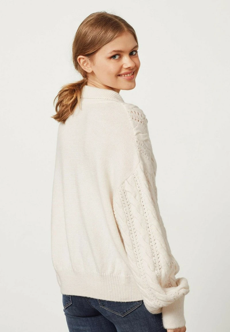 Next Damen GEM CABLE - Strickpullover - Off White 1 Next Damen GEM CABLE - Strickpullover - Off White