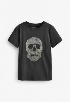 Next FLIPPY SEQUIN SHORT SLEEVE - T-Shirt Print - Grey Camo Skull | Kinder -Next Verkäufe 2022 2197f67d9c4343339ac20647b6eb77e1