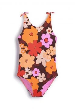 Next TIE SHOULDER - Badeanzug - Chocolate Brown | Kinder