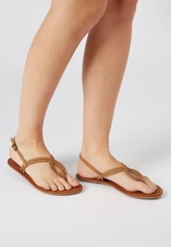 Next ROSE GOLD REGULAR/WIDE FIT FOREVER COMFORT® DOUBLE PLAIT TOE TH - Zehentrenner - Brown | Damen