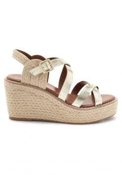 Next Damen STRAPPY - Espadrille - Gold
